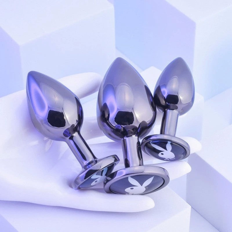 Playboy Pleasure PLEASURE 3 WAYS Anal Plugs Set Butt Plugs
