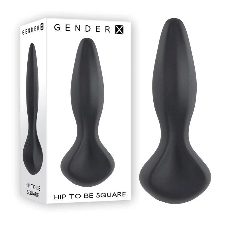 Gender X HIP TO BE SQUARE - Vibrant, Waterproof Pleasure Butt Plugs