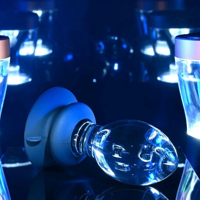Gender X Crystal Ball - Sophisticated Hands-Free Glass Pleasure Butt Plugs