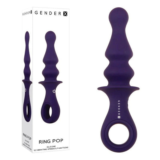 Gender X Rechargeable Pleasure Ring - Unleash Ecstasy - Butt Plugs