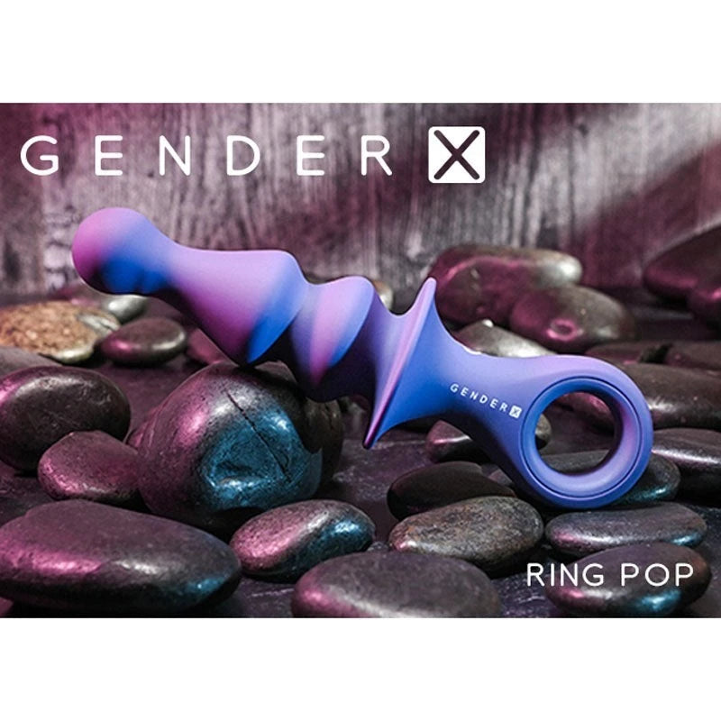 Gender X Rechargeable Pleasure Ring - Unleash Ecstasy Butt Plugs