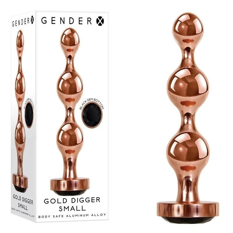 Gender X GOLD DIGGER - Customizable Anal Pleasure Butt Plugs