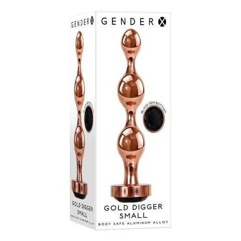 Gender X GOLD DIGGER - Customizable Anal Pleasure - Butt Plugs