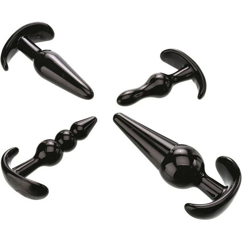 Explore Intimate Bliss - Adam & Eve's 4-Piece Anal Pleasure Set - Butt Plugs