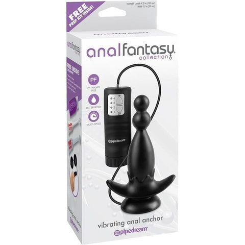 Anal Fantasy Collection Vibrating Anal Anchor Plug - Prostate Toys