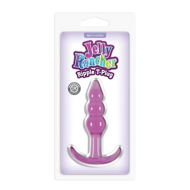 NS Novelties Jelly Rancher Ripple Anal T-Plug Butt Plugs