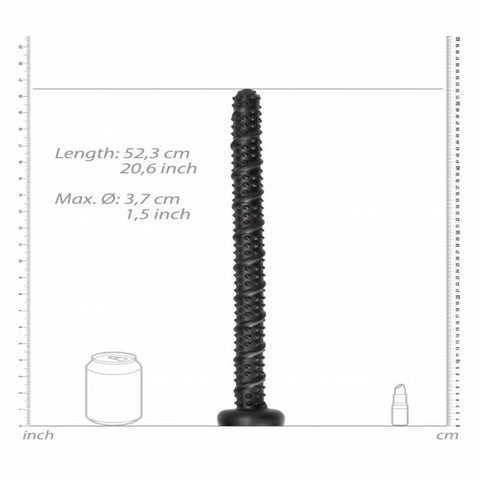 Shots Toys Ass Textured Snake Dildo - Anal Dildos