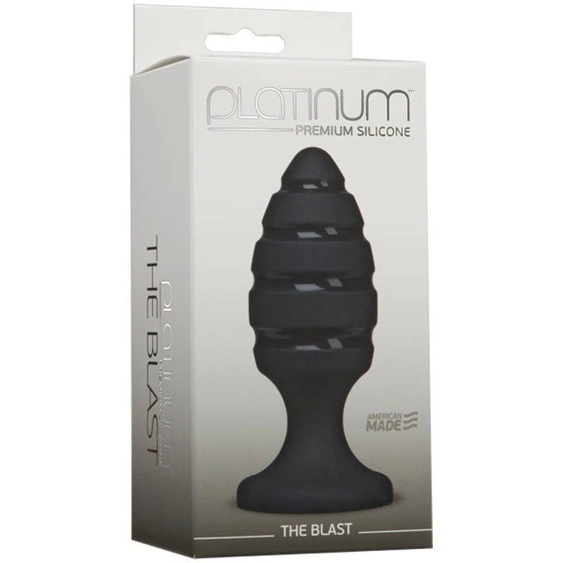 Doc Johnson Platinum The Blast Silicone Butt Plug - Butt Plugs