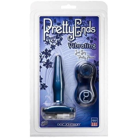 Doc Johnson Pretty Ends Vibrating Anal Plug Small - Butt Plugs