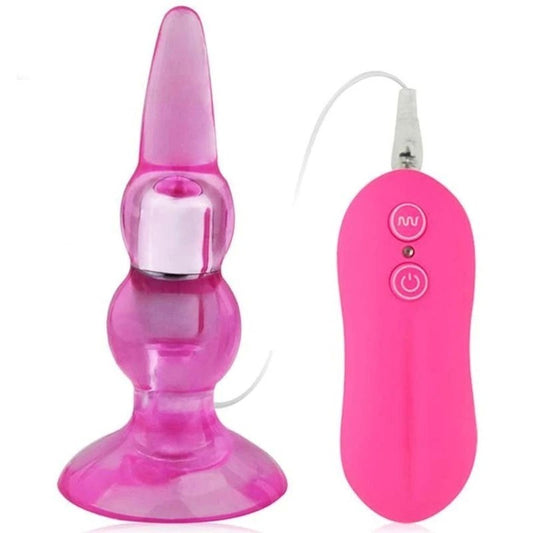 Pleasure Butt Plug 10 Modes Pink - Anal Vibrators