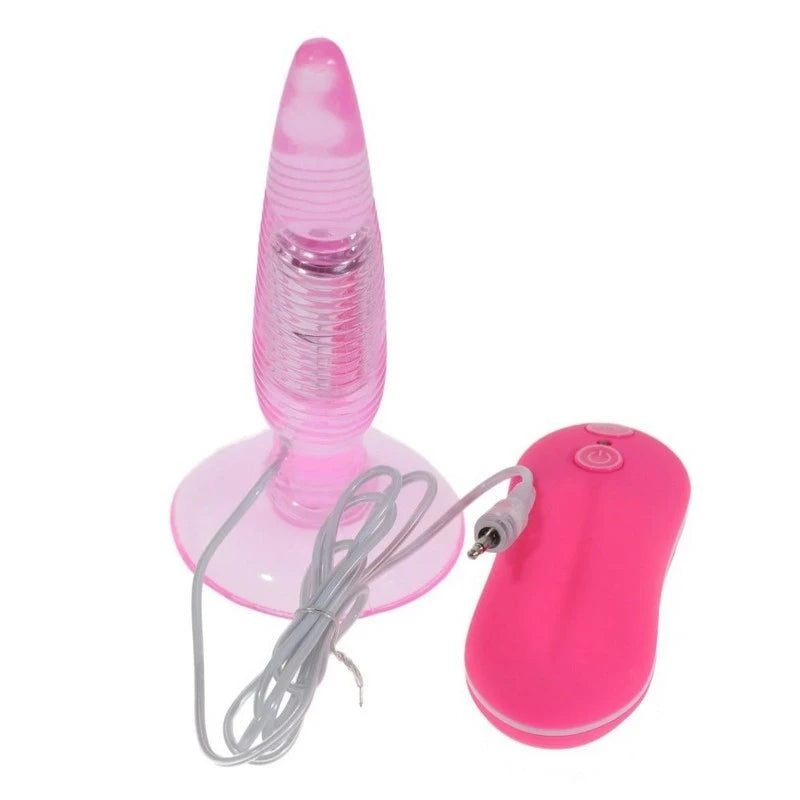 Aphrodisia Twister Vibrating Butt Plug Pink Butt Plugs