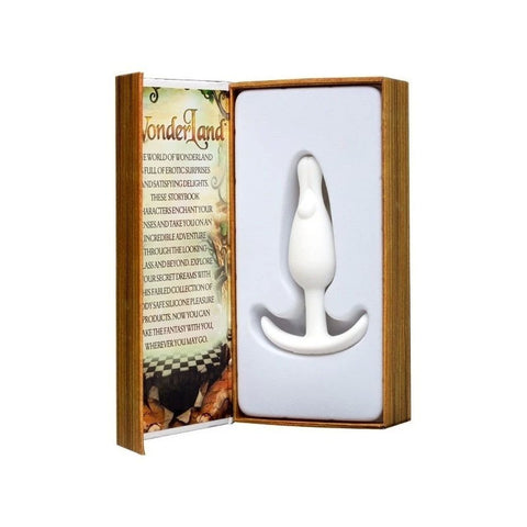 Doc Johnson Wonderland The White Wabbit Mini Butt Plug - Butt Plugs