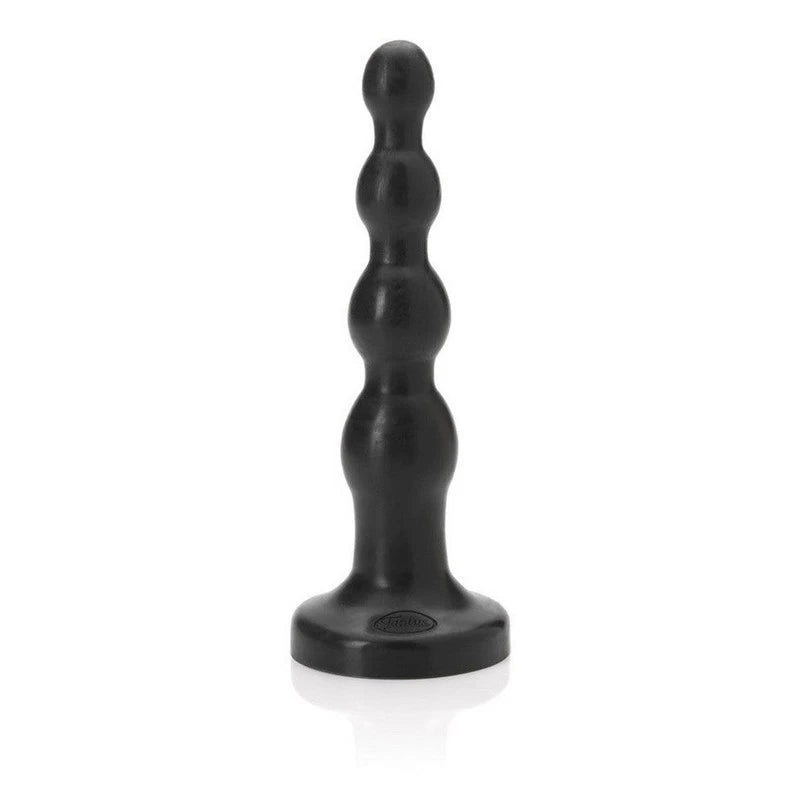 Tantus Ripple Large Black Butt Plugs