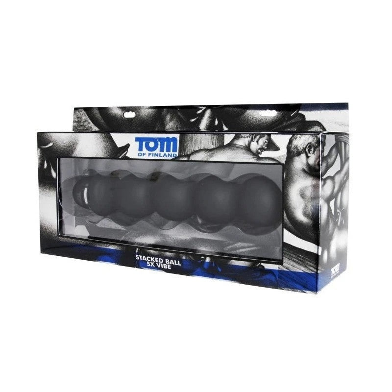 Tom of Finland Stacked Ball 5X Vibe Anal Vibrators