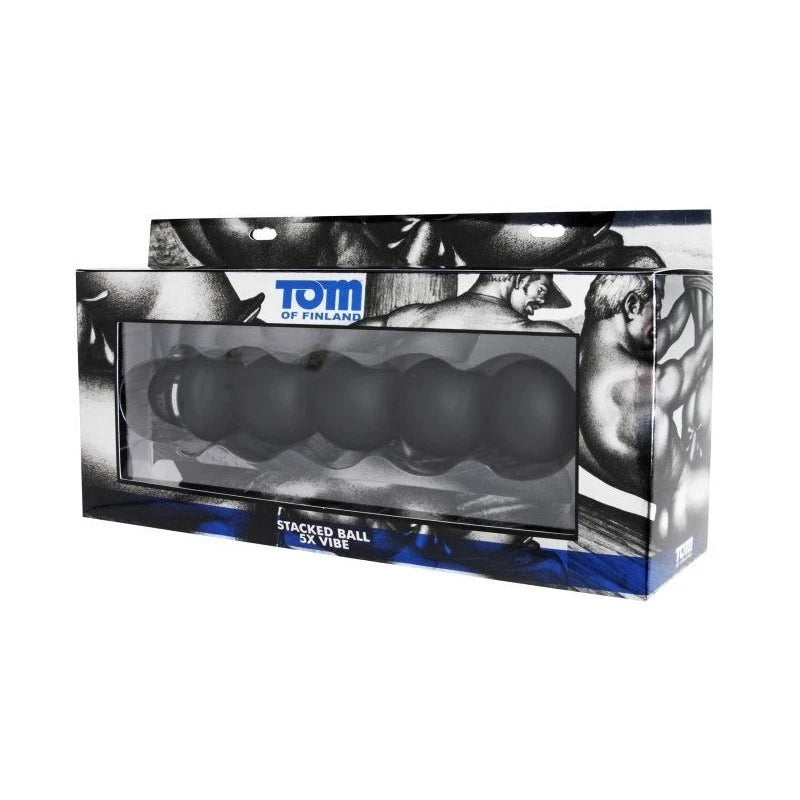 Tom of Finland Stacked Ball 5X Vibe Anal Vibrators