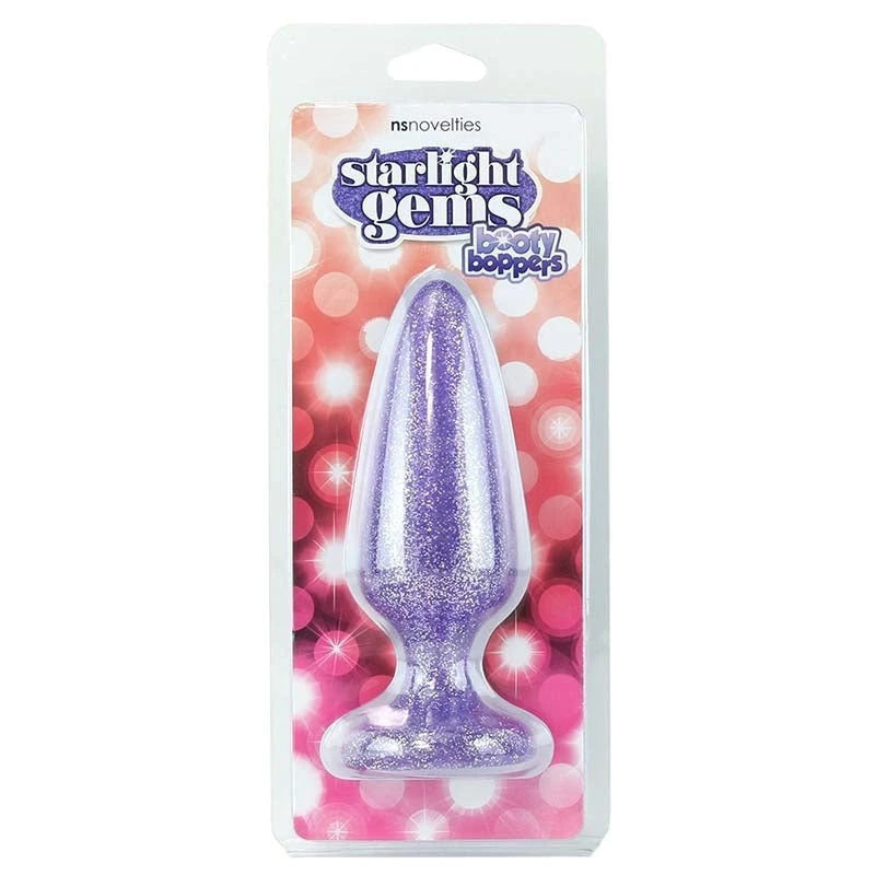 Starlight Gems Booty Boppers - Hands-Free Glittering Delight Butt Plugs