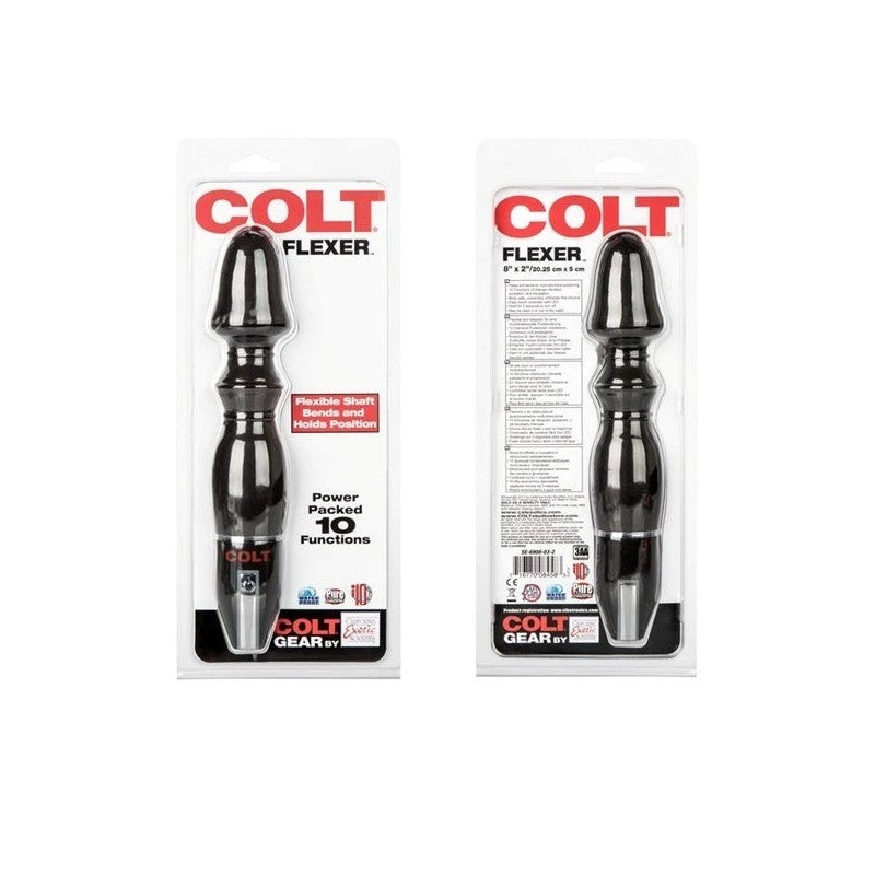 Colt Flexer 10 Functions Silicone Anal Vibrator Anal Vibrators