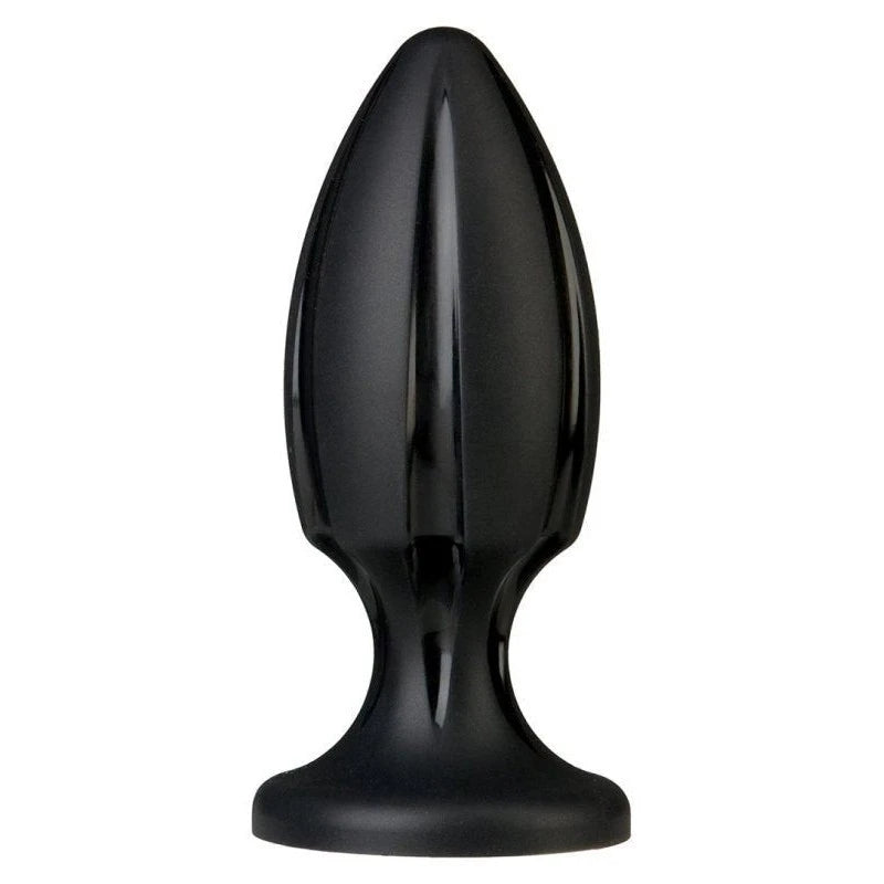 Doc Johnson Platinum The Rocket Silicone Anal Plug Black Butt Plugs
