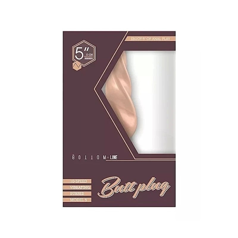 Bottom Line Vibrating Butt Plug Model 5 Anal Vibrators