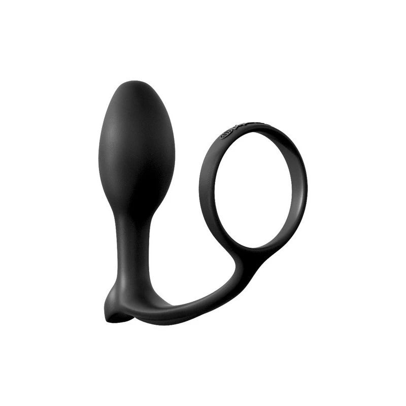 Anal Fantasy Ass Gasm Cock Ring With Beginner Anal Plug Ball and Cock Toys