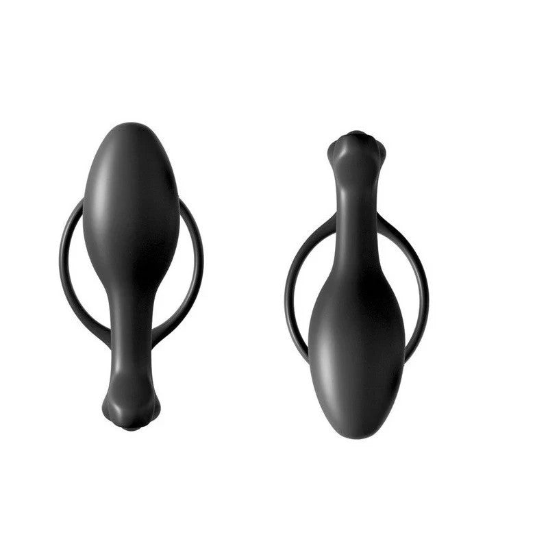 Anal Fantasy Ass Gasm Cock Ring With Beginner Anal Plug Ball and Cock Toys