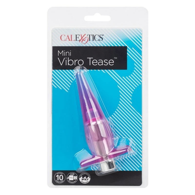 California Exotics Mini Vibro Tease Anal Vibrator Butt Plugs