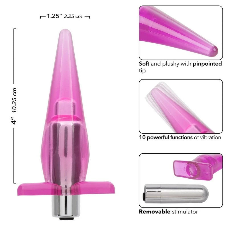 California Exotics Mini Vibro Tease Anal Vibrator Butt Plugs