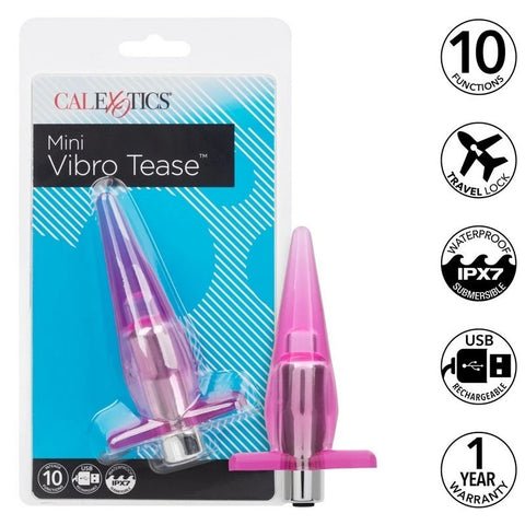 California Exotics Mini Vibro Tease Anal Vibrator - Butt Plugs