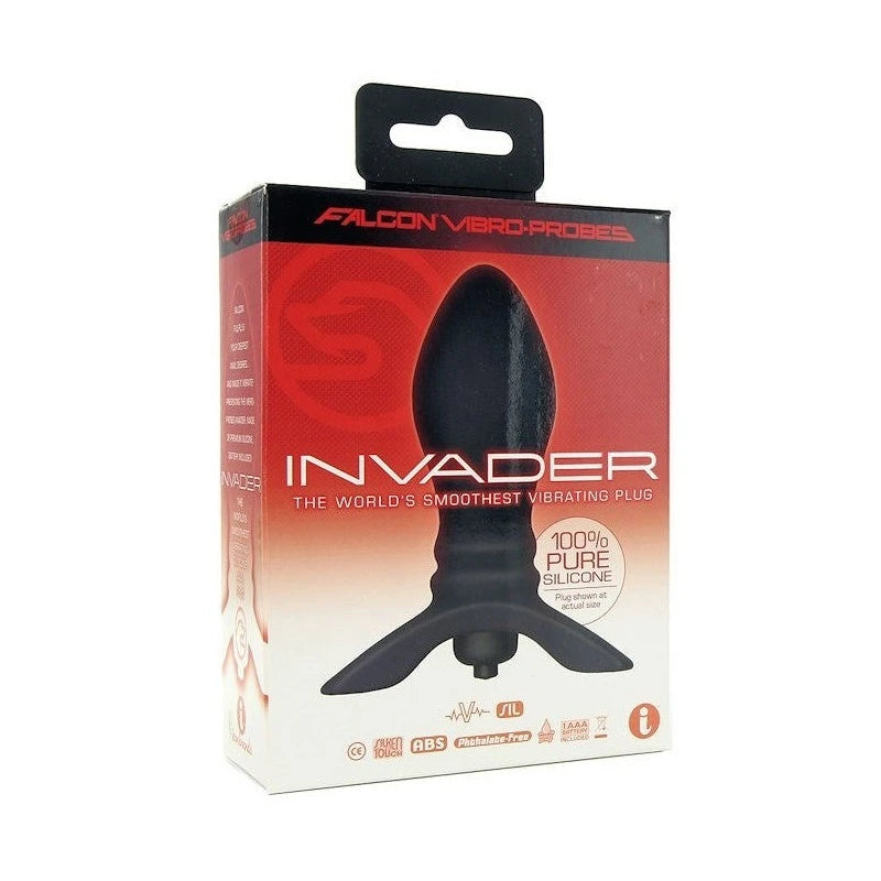 Falcon Vibrating Invader Silicone Plug Butt Plugs