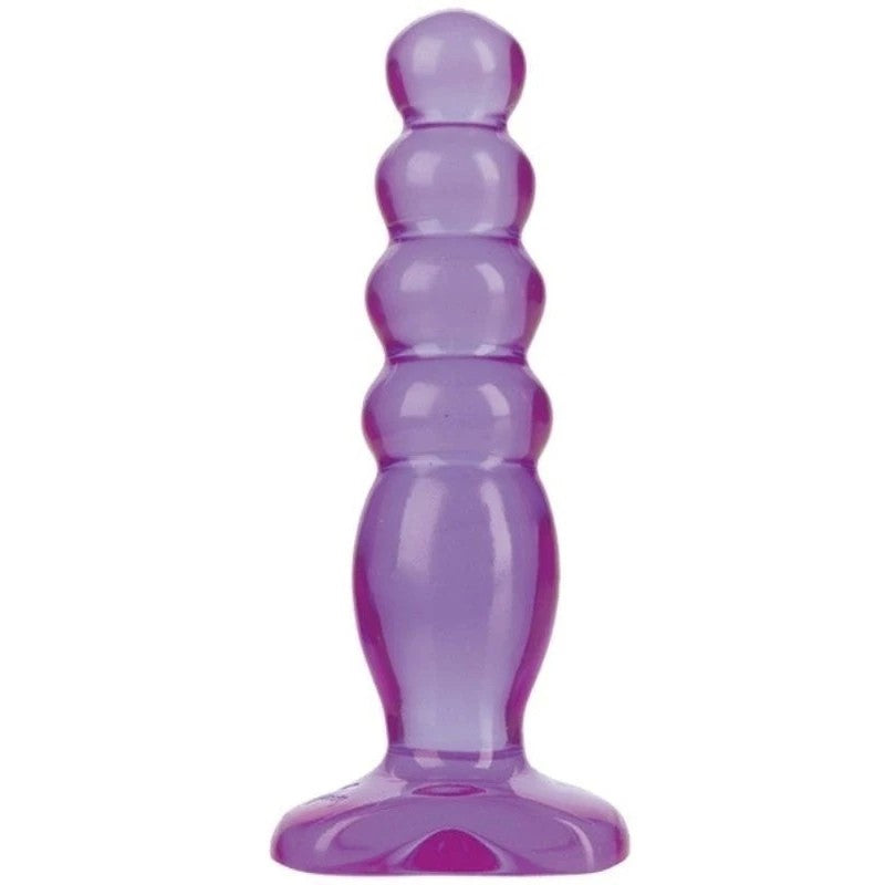 Crystal Jellies Anal Delight Purple Butt Plugs