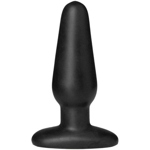 Doc Johnson Platinum The Tru Butt Play Plug Taper Black - Butt Plugs