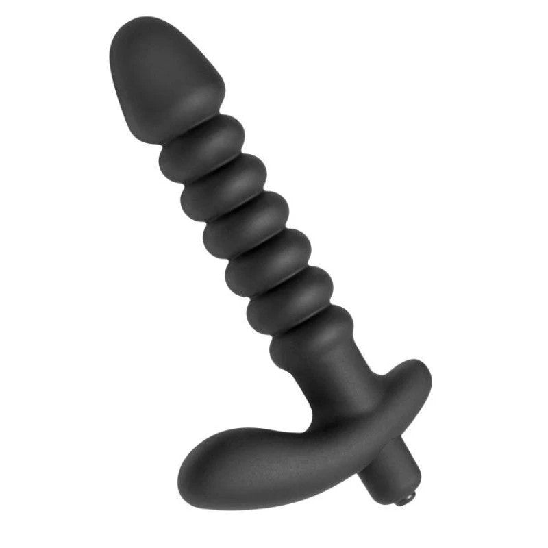 Prostatic Play Ribbed Silicone Prostate Vibe Prostate Toys