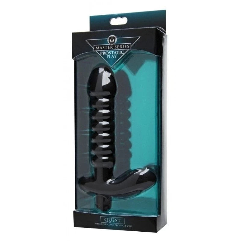 Prostatic Play Ribbed Silicone Prostate Vibe Prostate Toys