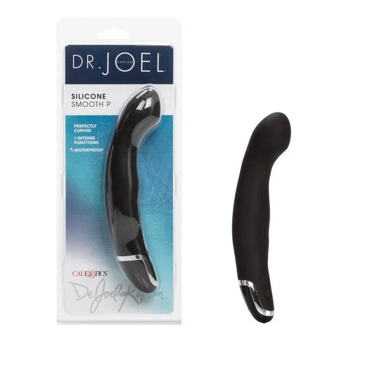 Dr. Joel Kaplan Silicone Smooth P Prostate Vibrator - Prostate Toys