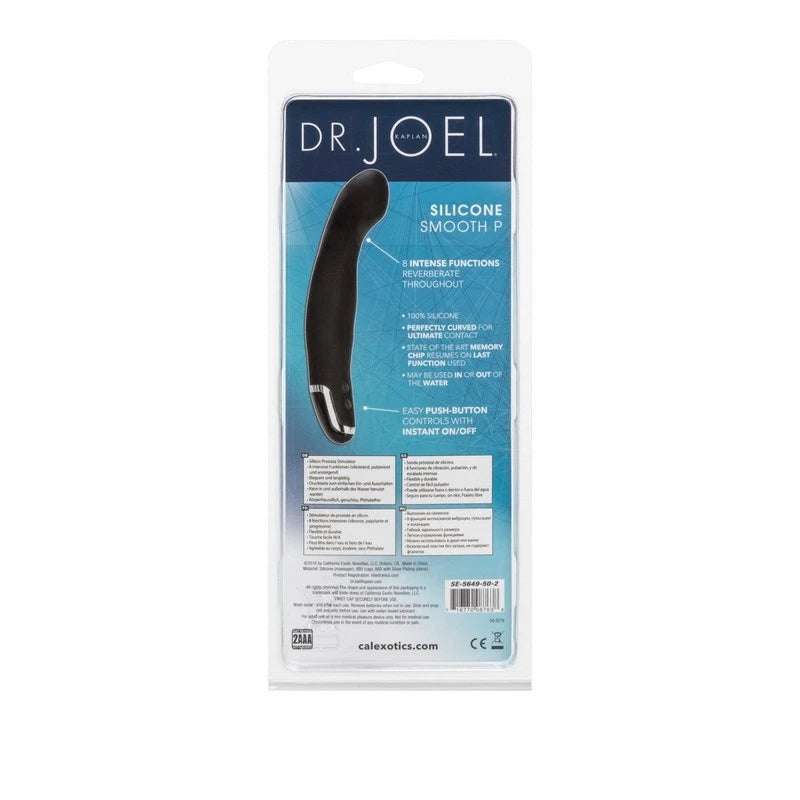 ;Dr. Joel Kaplan Silicone Smooth P Prostate Vibrator Prostate Toys