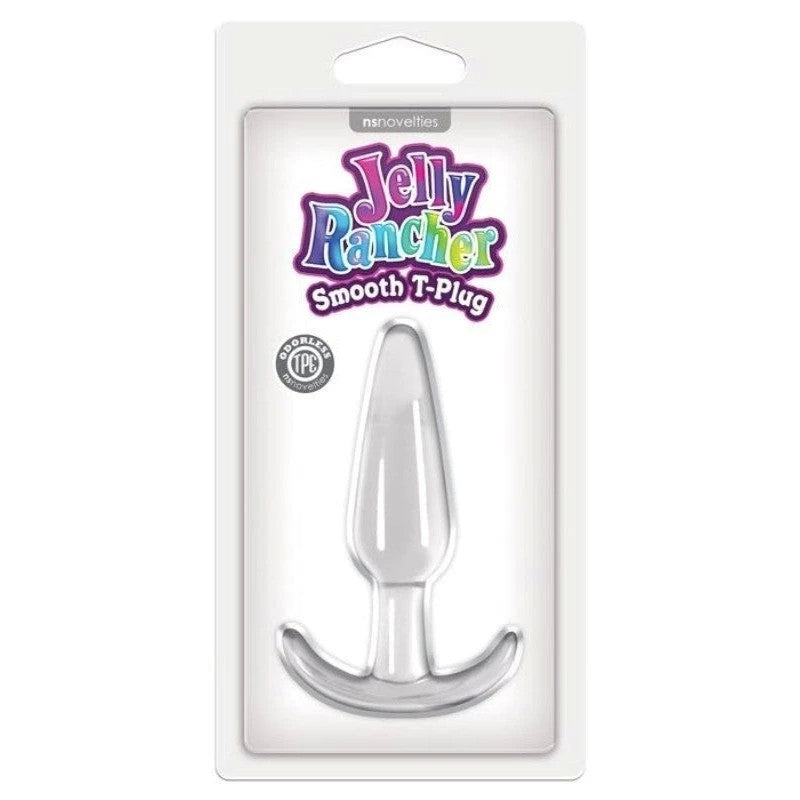 Jelly Rancher T Plug Smooth Clear Butt Plugs