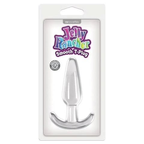 Jelly Rancher T Plug Smooth Clear - Butt Plugs