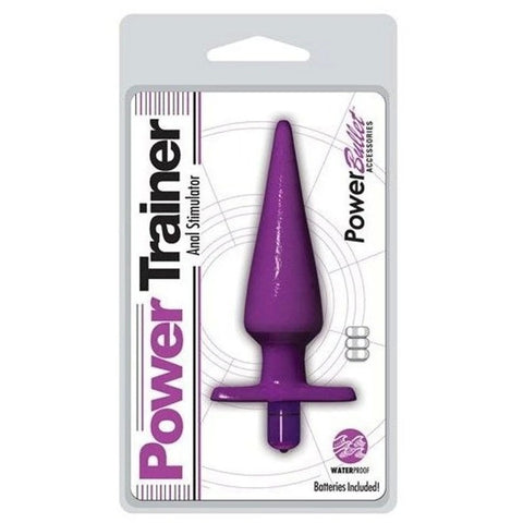 Power Trainer Anal Stimulator Black - Butt Plugs