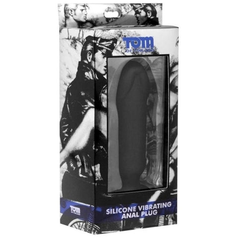 Tom of Finland Silicone Vibrating Anal Plug - Anal Vibrators