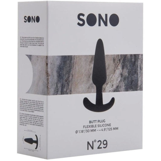 SONO No. 29 Butt Plug Black - Butt Plugs
