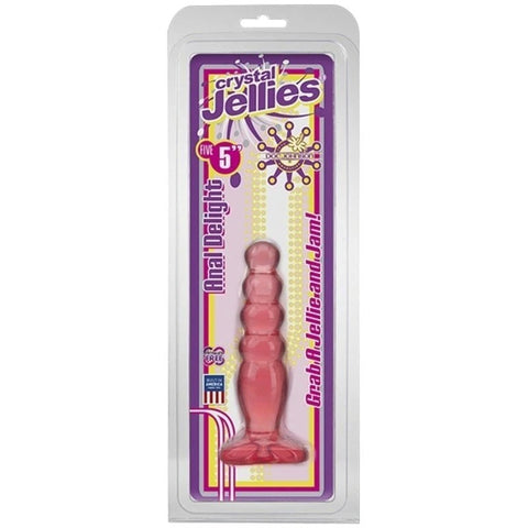 Crystal Jellies 5 inch Anal Delight Pink - Butt Plugs