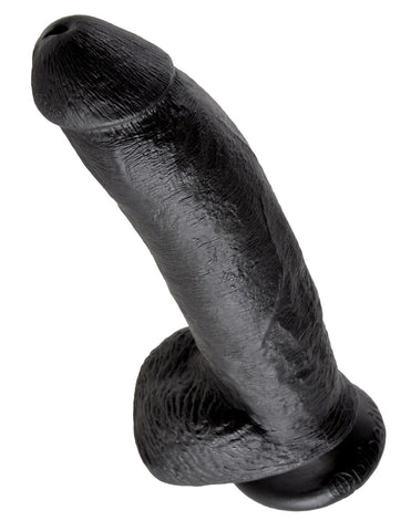 King Cock 9 Inch Suction Cup Realistic Dong with Balls - Realistic Dildos