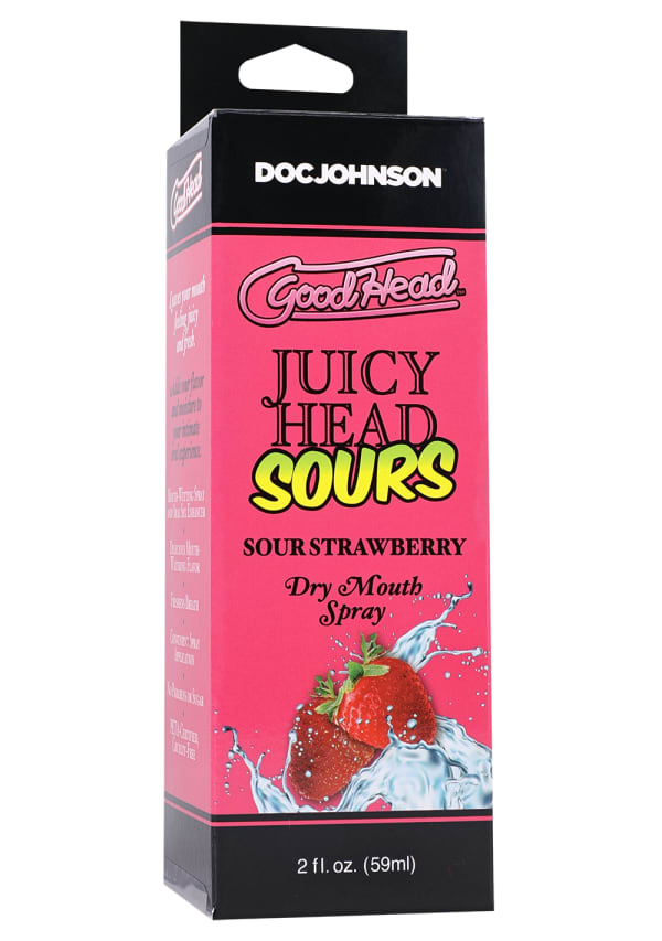 Doc Johnson GoodHead Juicy Head Sours Dry Mouth Spray Delay and Excite Sprays