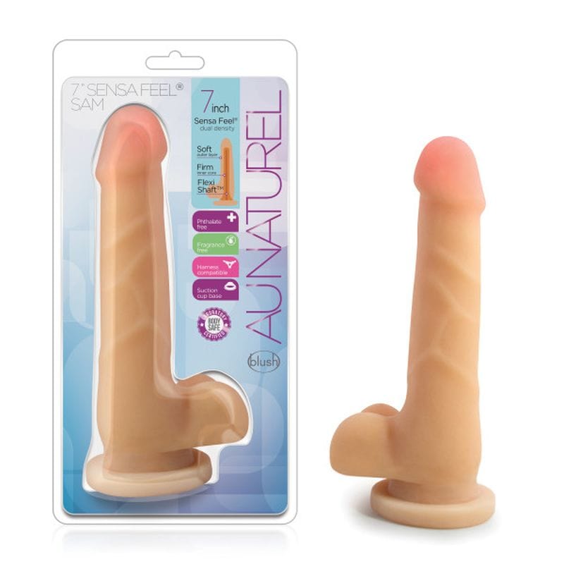 Au Naturel Sam Realistic Dong 7 Inch Realistic Dildos