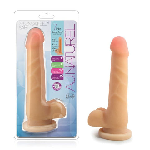 Au Naturel Sam Realistic Dong 7 Inch - Realistic Dildos