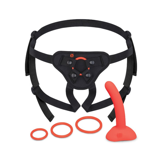 B-Vibe Beginners Strap-On Harness Set with 5 Inch Dildo Multi Strap On Sextoys