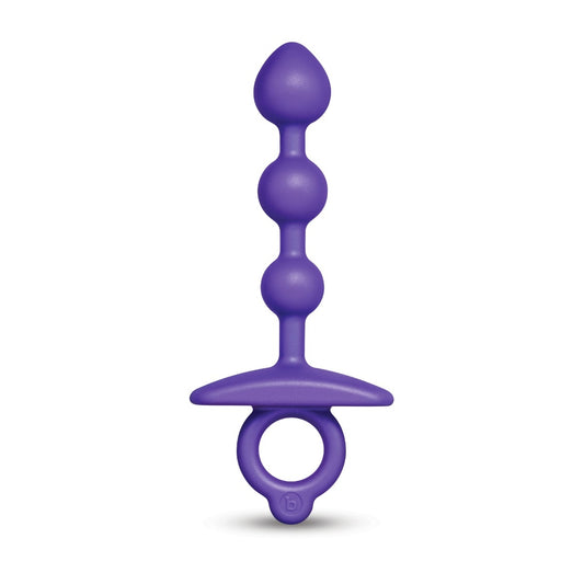 B-Vibe Butties ZIP Silicone Anal Beads Anal Beads and Balls