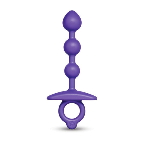 B-Vibe Butties ZIP Silicone Anal Beads - Anal Beads and Balls