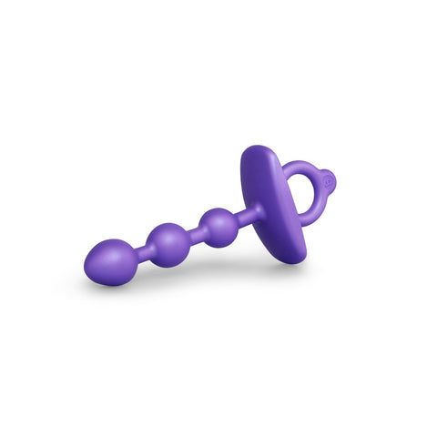 B-Vibe Butties ZIP Silicone Anal Beads - Anal Beads and Balls