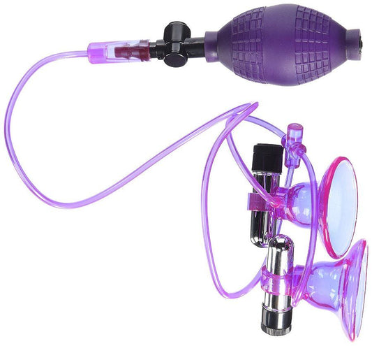 Fetish Fantasy Vibrating Nipple Pumps Super Suck-Hers Breast and Nipple Toys